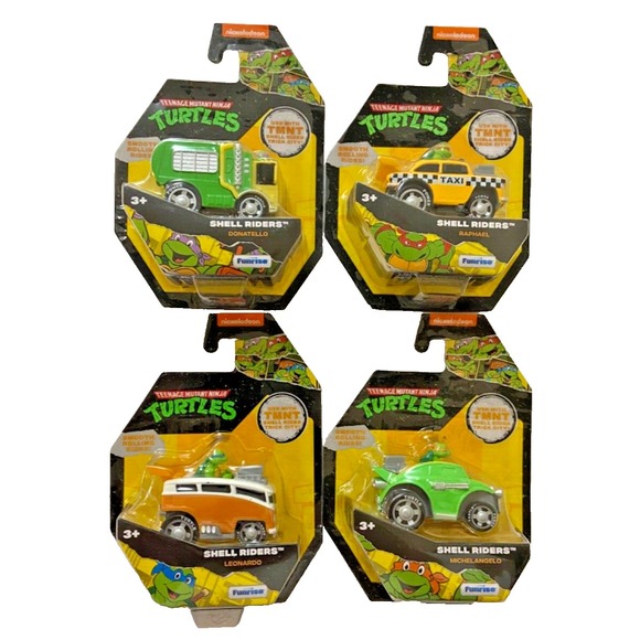 Teenage Mutant Ninja Turtles SHELL RIDERS Diecast Cars - Picture 1 of 1